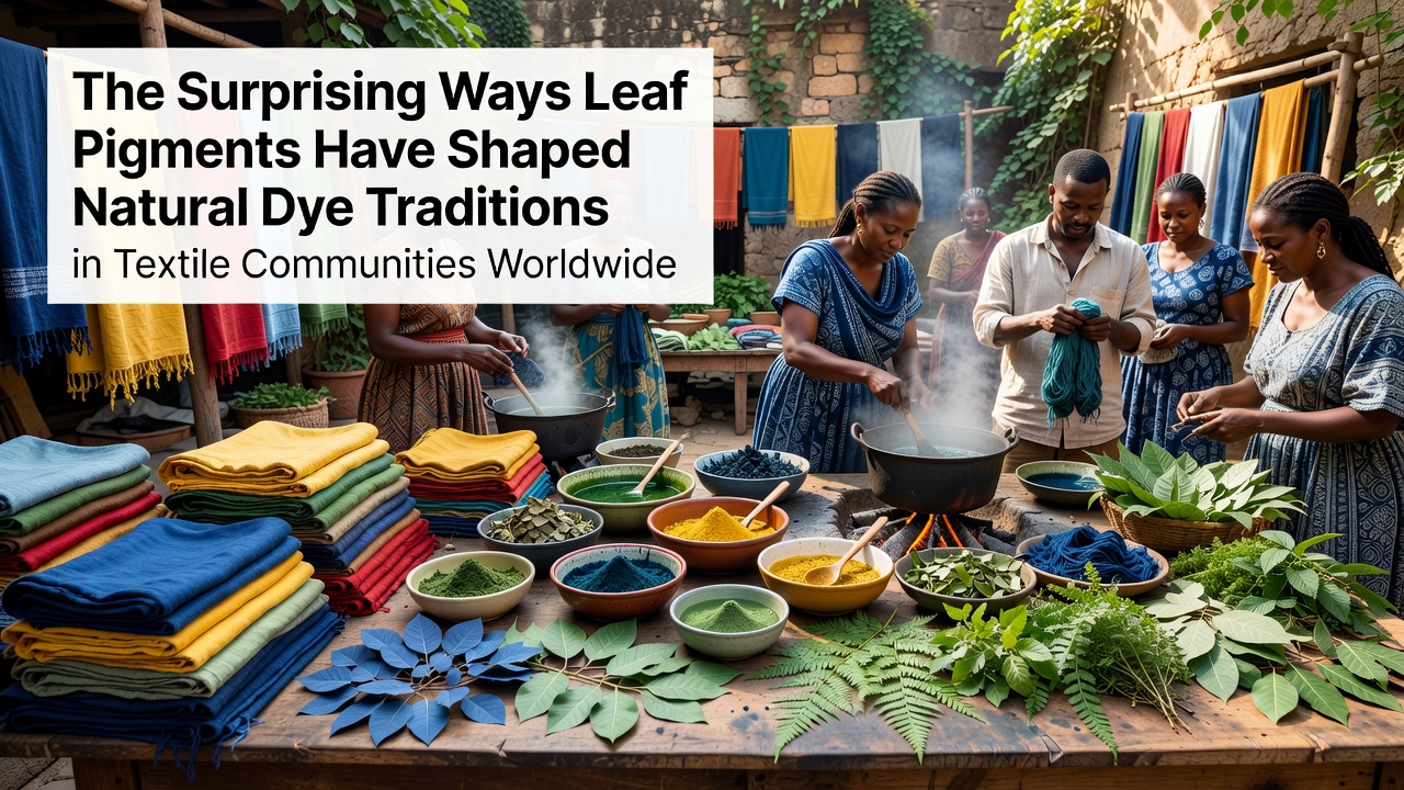 The Surprising Ways Leaf Pigments Have Shaped Natural Dye Traditions in Textile Communities Worldwide